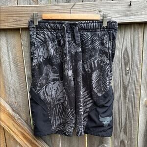 Under Armour Boys Project Rock Terry Shorts Youth Medium